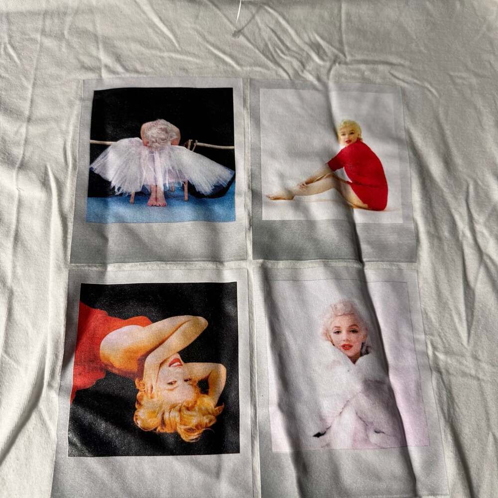 Forever 21 x Marilyn Monroe Double Sided Graphic Long Sleeve T-Shirt